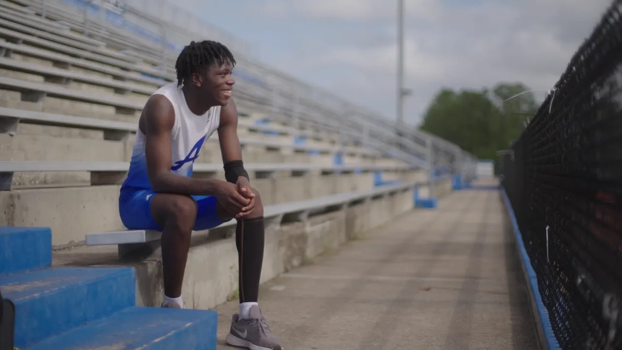 Screenshot of Antonio's patient story video